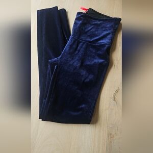 Spanx Blue Velvet Leggings